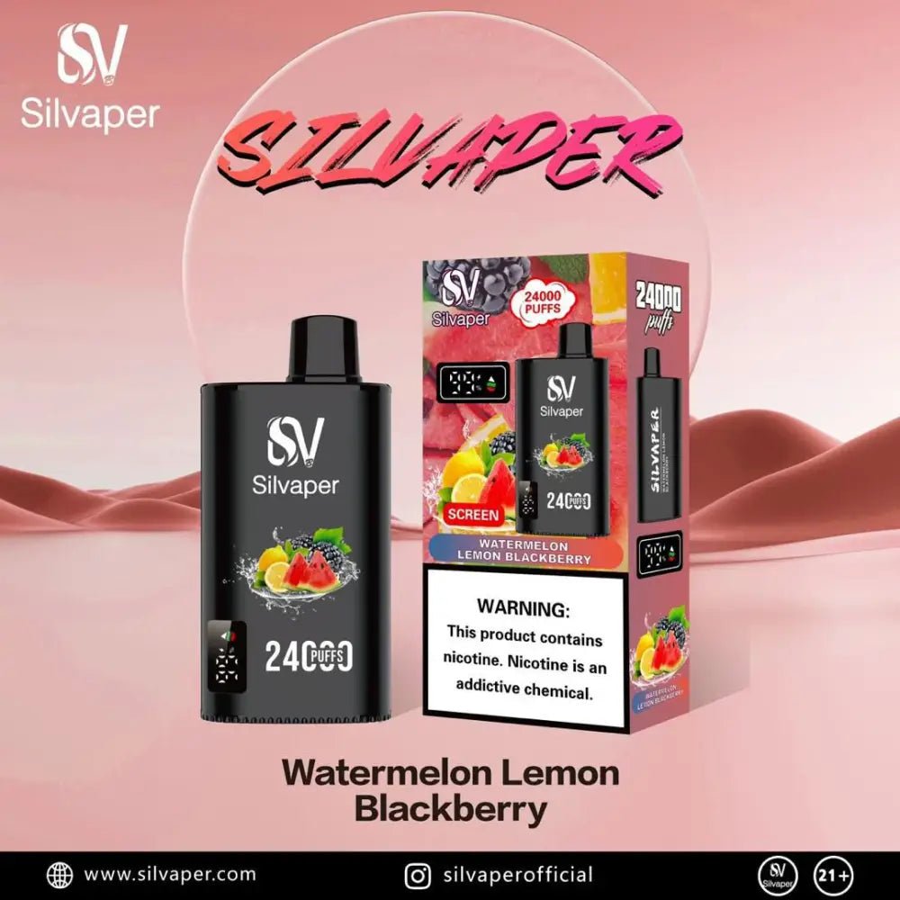 silvaper-24000-puffs-disposable-vape-watermelon-lemon-blackberry-803 silvaper-24000-puffs-disposable-vape-watermelon-lemon-blackberry-803