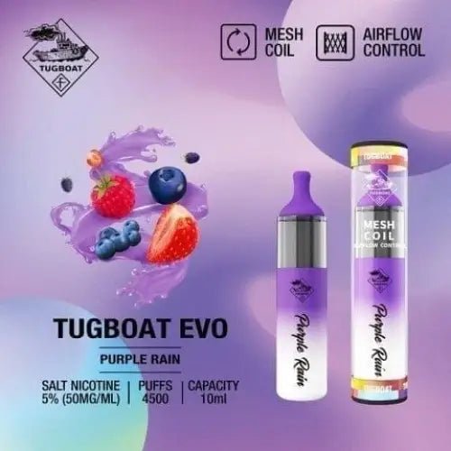 tugboat-evo-4500-puffs-purple-rain-50mg-5-disposable-vape-vapes-958 tugboat-evo-4500-puffs-purple-rain-50mg-5-disposable-vape-vapes-958
