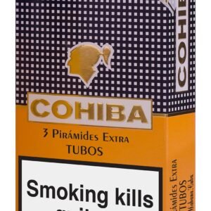 Cohiba Piramides Extra Tubos Pack of 3