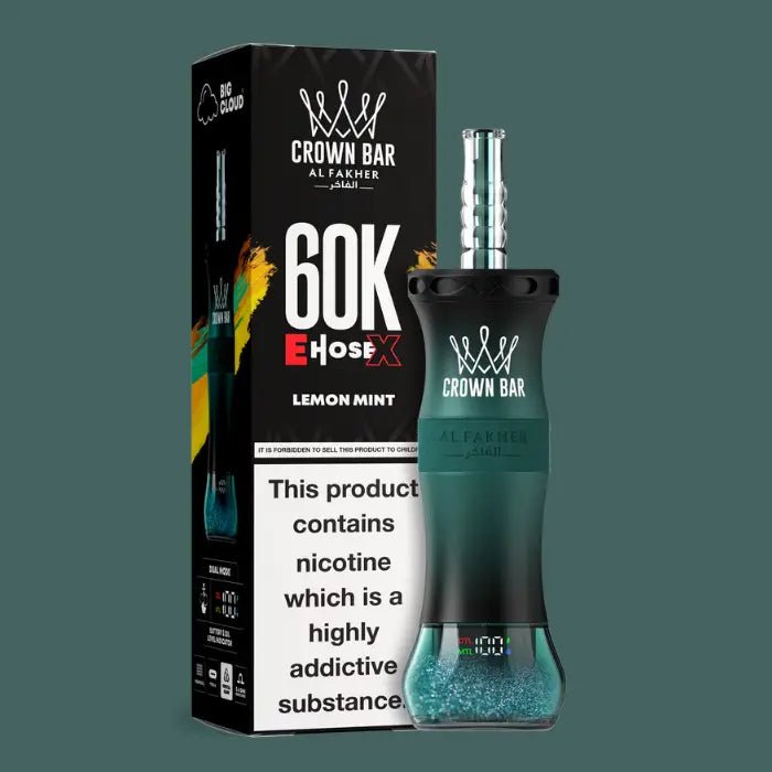 al-fakher-e-hose-x-crown-bar-60000-puffs-disposable-vape-lemon-mint-503 al-fakher-e-hose-x-crown-bar-60000-puffs-disposable-vape-lemon-mint-503